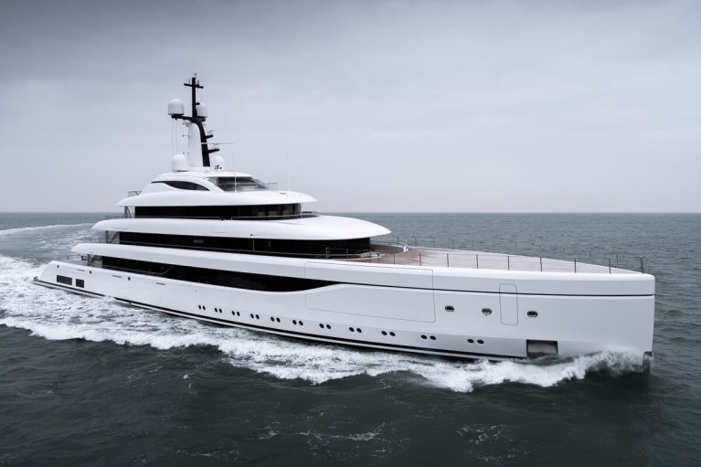 Motoryacht, superyacht, yacht delivery, Lürssen, RWD, Project Ace 21, Odisea