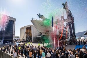 Baglietto, T60, La Spezia, Italy, Francesco Paszkowski, Margherita Casprini, Gavio Group, Amadi Lagha, Edoardo Rixi, Marco Bucci, Giacomo Raul Giampedrone, Pierluigi Peracchini, Andrea Cantadori, Sebastiano Salvo