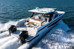 Aquila, 45 Sport, Palm Beach International Boat Show, Mercury Verado, Yacht Design Works, Fusion Apollo