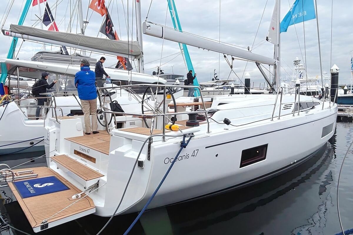 Beneteau, Oceanis, 47, Japan, Yokohama, Japan International Boat Show, APAC, Asia-Pacific, premiere, Mansfield Marine, Australia, Hillarys Boat Show, Perth, Western Australia, Antares 9, Flyer 10 Sport Top, Gran Turismo 32, Italy, Nauta Design, naval architecture, Biscontini Yacht Design, Finot Conq, Oceanis Yacht, 54, 60, Antares 12 Coupe, Sanctuary Cove International Boat Show, Queensland, Sundance Marine, Spirit Marine
