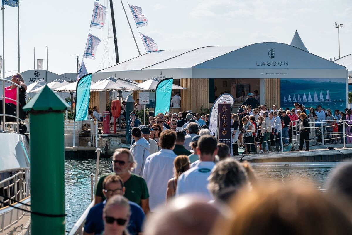 International Multihull Show, La Grande Motte, catamaran, trimaran, Anais David, Lagoon, Leopard, Fountaine Pajot, Excess, Aquila, Prestige, Jeanneau, Aventura