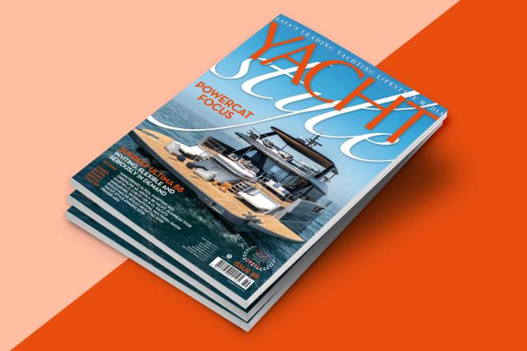Yacht Style, Issue 89, powercat, third issue, 2026, Sunreef, Aquila, Jeanneau, Sanlorenzo, Maritimo, Greenline, Yacht Style Awards 2026, Martin Lo of CL Yachts, charter, Fraser Asia, Rolex, regattas, Hong Kong Yachting Association, Chairman, Tommy Ho, Singapore Yachting Festival
