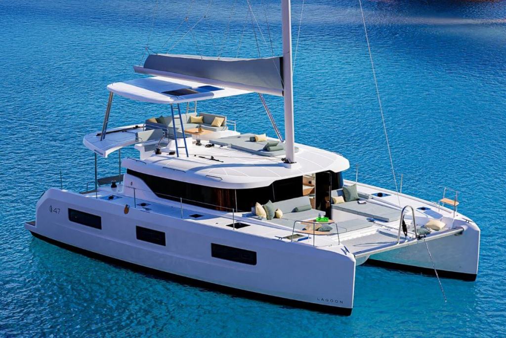 Catamaran, sailing yacht, Lagoon 47, VPLP Design, Nauta Design, yacht concept, Cannes Yachting Festival 2026