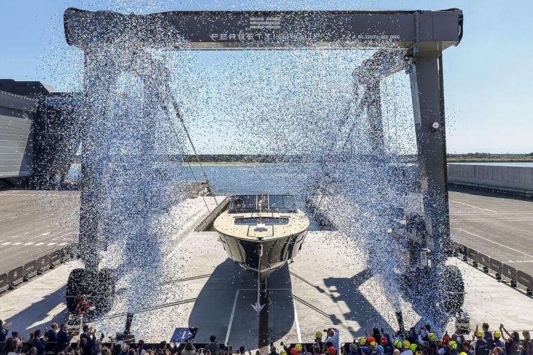 Motoryacht, Ferretti Group, Itama 70, yacht launch, Ravenna, Vallicelli Design, IdeaeItalia