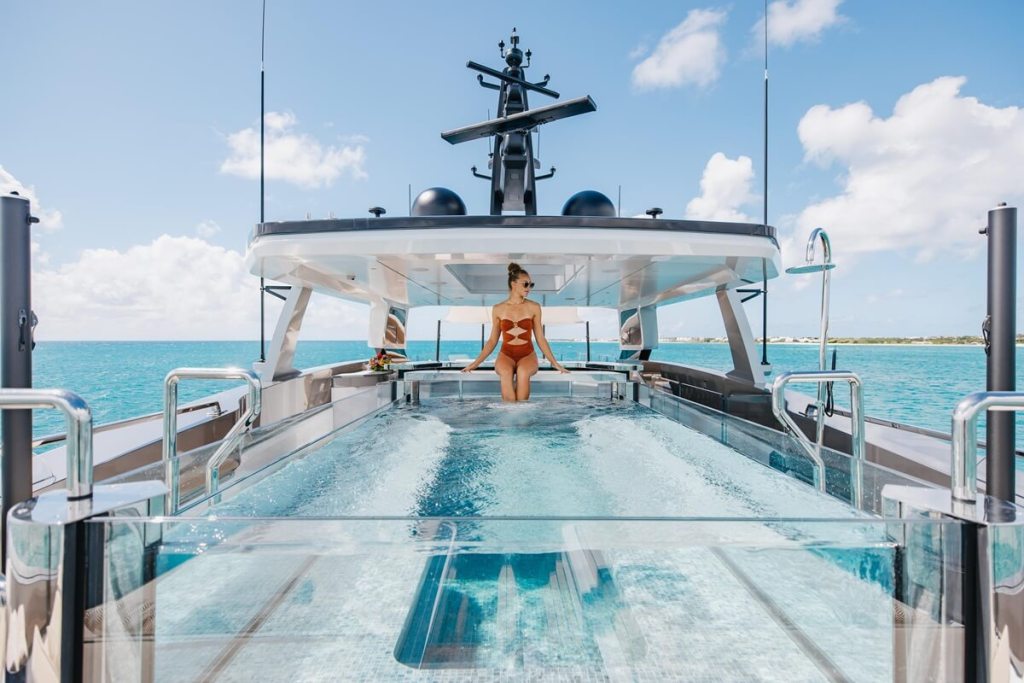 Charter, Fraser, Asia, superyachts, Asia, Laura Verbrugge, Anjelif, Columbus, Daybreak, Baglietto, T52, Felicita, Mangusta, Oceano 50, Haiami I, Custom Line, Navetta 33, Lexsea, Benetti, Oasis 40M, pool, open-air, cinema, gym, sauna, jacuzzi, hot tub