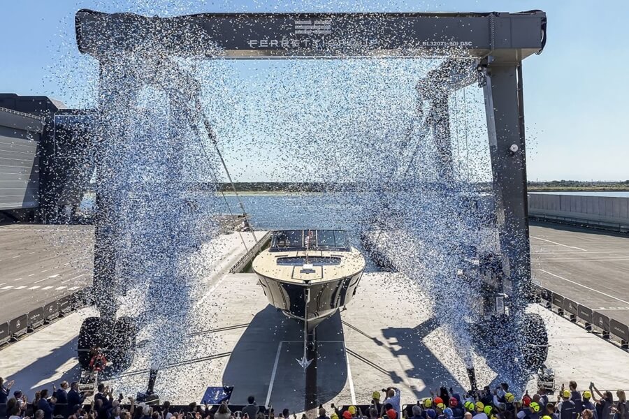 Motoryacht, Ferretti Group, Itama 70, yacht launch, Ravenna, Vallicelli Design, IdeaeItalia