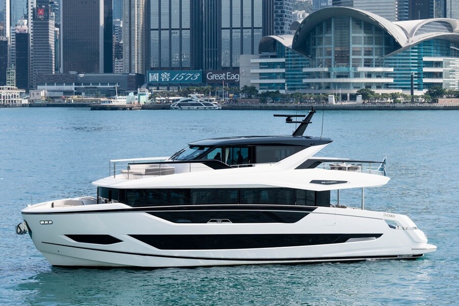 DCH Marine to showcase Sunseeker 100 and Sunseeker 82 Ocean Enclosed yachts at the Sunseeker Private Preview taking place at Club Marina Cove Hong Kong.