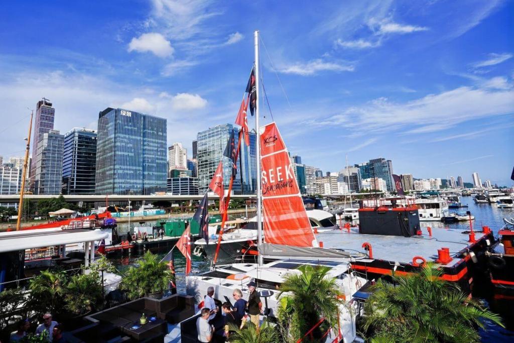 Excess, Catamarans, Asia-Pacific, Hong Kong, launch, party, Aquahub, Kwun Tong, Cosmas Grelon, Excess 11, Hybrid, Riders’ Edition, Boot Dusseldorf in January 2020, Excess 11, Australia, China, Japan, French Polynesia, New Zealand, Thailand, Philippines