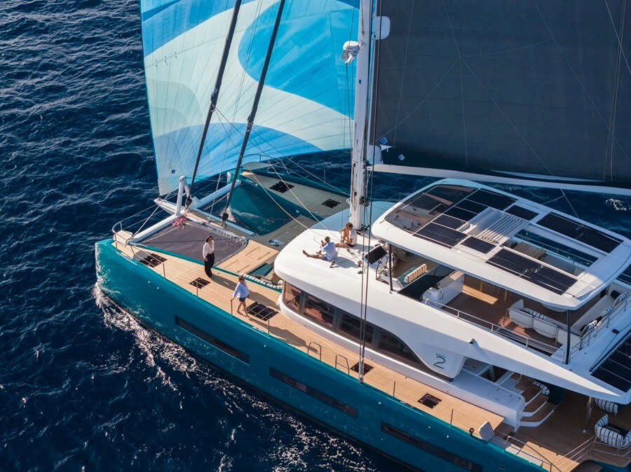 Lagoon, Eighty 2, Cannes Yachting Festival, Risa Merl, VPLP Design, naval architecture, Patrick Le Quément, exterior design, Nauta Design, Seventy 7