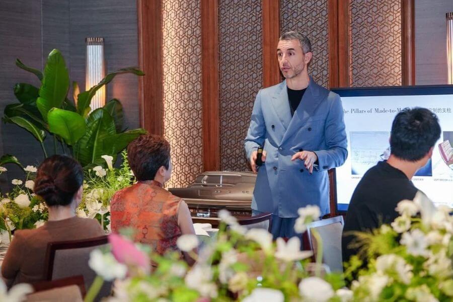 Sanlorenzo, Shanghai, China, Hong Kong, Shanghai International Yachting Week, North Bund International Cruise Terminal, Piero Lissoni Sanlorenzo Lounge, Tom Allen, Country Manager, Daniele Lucà, CEO, Sanlorenzo Asia-Pacific, Capella Hotels and Resorts Shanghai, Shikumen, Michelin, French Riviera, Italian Riviera