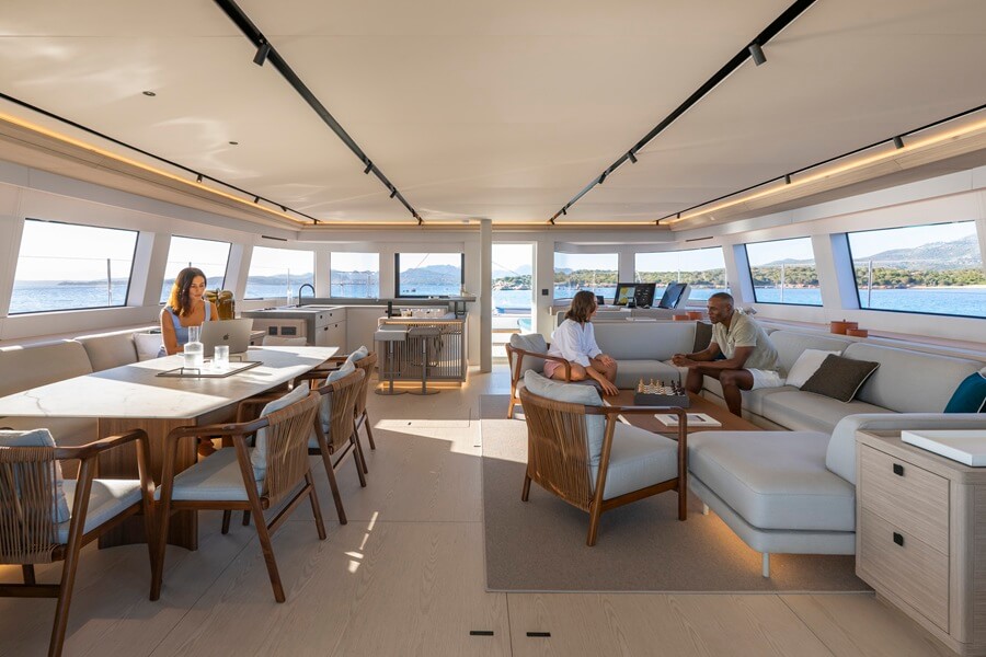 Lagoon, Eighty 2, Cannes Yachting Festival, Risa Merl, VPLP Design, naval architecture, Patrick Le Quément, exterior design, Nauta Design, Seventy 7